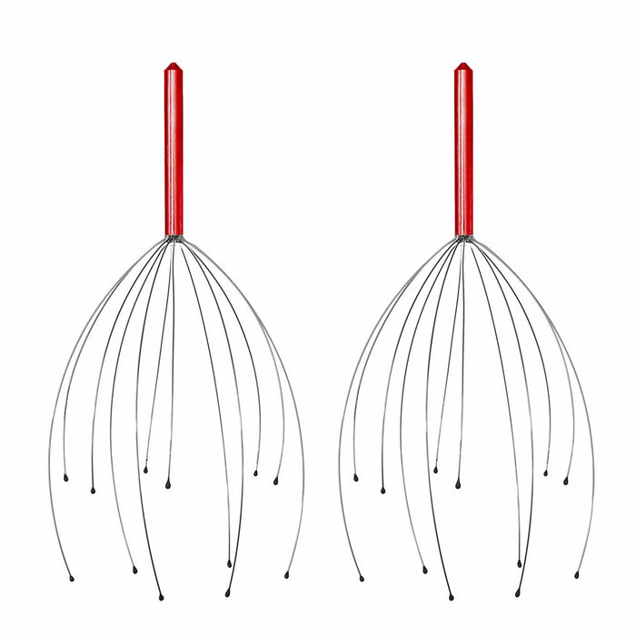 YAO & BEI Scalp Massager Tool Head Scratcher Stress Reliever Rubber Beads 4 Pack