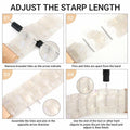 MAIRUI Resin Watch Band for Apple Watch Series 1-9 Ultra 42-49mm Colorful White