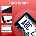 I Myself am Strange and Unusual Stainless Steel License Plate Frame 12.2x6