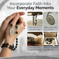 Saint Faustina Kowalska Divine Mercy Chaplet Blue Cord Poland Novena