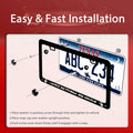 I Myself am Strange and Unusual Stainless Steel License Plate Frame 12.2x6