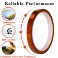 OUSHAACK Heat Resistant Transfer Tape 10mm x 33m 2 Rolls