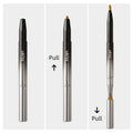 ukiss 4 Pcs Gradient Retractable Lip Brushes Makeup Tool Portable with Cap