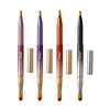 ukiss 4 Pcs Gradient Retractable Lip Brushes Makeup Tool Portable with Cap