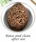 Boncun Foot Pumice Stone Callus Remover Exfoliator Natural Lava Stone Brown