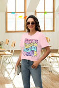 Mental Health Matters Shirt Women Suicide Awareness Tee Light Pink