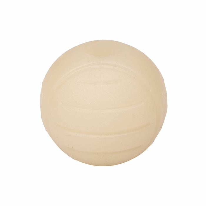 Amazon Basics Interactive Glow Rubber Dog Balls 2.5in Light Green 2 Pack