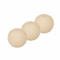 Amazon Basics Interactive Glow Rubber Dog Balls 2.5in Light Green 2 Pack