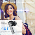 FOHIRES Diamond S Wireless Earbuds Rhinestone Handcrafted Black