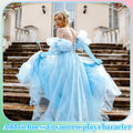 Croknit 16 Pcs Witch Party Favors Blue Pink Princess Crown Wands Gloves