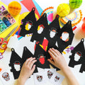 VIHOSE 12 Sets Day of The Dead Sugar Skull Masks Craft Kits Bulk Halloween Decor
