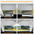 Uxcer Polarized Sun Visor Extender UV400 PC Lens Gray Sunshade Blocker