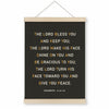 HRQKO Christian Numbers 6 24-26 Wall Art Poster Hanger Frame Black 12x16