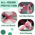 Mkerycww Dog Muzzle Air Mesh Breathable Soft Basket Adjustable Strap Grey XXL