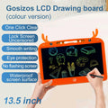 Gosizos Writing Tablet for Kids 13.5 Inch Colorful LCD Erasable Drawing Pad