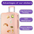 BIGZORO 50 PCS Music Rock Band Stickers Pack Vinyl Waterproof Multi-color