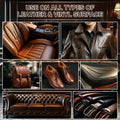 [Like New] Jallgedk Leather Recoloring Balm Leather Repair Kit Furniture Brown