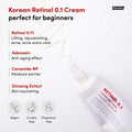 BestBy12/26 FRANKLY Retinol 0.1% Cream 1.01oz Night Anti-Aging Korean Skin Care