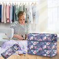 FINPAC Sewing Machine Dust Cover with Pockets for Singer Brother Janome
