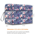 FINPAC Sewing Machine Dust Cover with Pockets for Singer Brother Janome