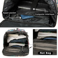 FUNYAGO Gym Duffle Bag Waterproof Laptop Backpack 40L Purple Size Standard