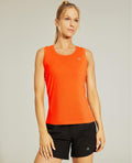 Haimont Women's Sleeveless Workout Tank Top Dry Fit Orange Size XS