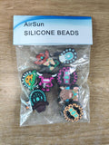 AirSun 9pcs Cowboy & Cow Silicone Beads Orange Small Animal Focal Beads DIY