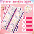 [Like New] Beeveer 12 Set 3.15in Clear Half Ball Candy Dome Shaker Butterfly Labels