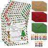 36 Sets Letter to Santa with Envelopes Stickers Coloring Xmas Crafts Kids