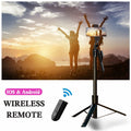 OUSHAACK 69in Phone Tripod Selfie Stick Lightweight Stand with Remote