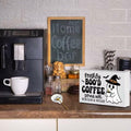 LXX1 Halloween Ceramic Spoon Rest Coffee Bar Holder White Mini Porcelain