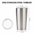 WOOKOO Nurse Tumbler 20oz Stainless Steel Holiday Gift 1 Count