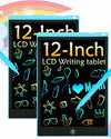 pbeknco 2 Pack 12 Inch LCD Writing Tablet Colorful Doodle Board Educational