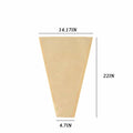YosiMing Kraft Flower Wrapping Bags 50Pcs 22x14 Inches Brown Floral