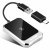 Aurwenk Wireless CarPlay Adapter for iPhone Mini Dongle Silver Plug & Play