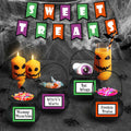Meanplan Halloween Witch Party Favors Black Mini Cauldrons 2.8" 12pcs