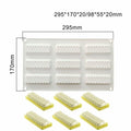 mostsom Silicone Mold Flower Shape Cake Soap Pastry Chocolate Tray Long Wave