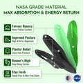 Perseveranx NASA Running Insoles XL Shock Absorption LIKE NEW Open Box