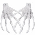 XONOR Halloween Witch Skeleton Hands 1 Pair Plastic Scary Decor
