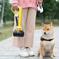 Dog Pooper Scooper Large Yellow/Black with Bag Holder and 5 Bag Rolls