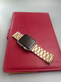 Mugczih Apple Watch Band Stainless Steel Metal Strap Silver Size 42/44/45mm