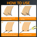 ZGMAIJIA 100pcs Nylon Cable Tie Buckles Universal Automotive Fastener Clips