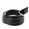 YGDMD 32.8Ft Upgrade Automotive Weather Stripping Thickened Rubber Self-Adhesive
