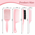 manrator Curl Defining Brush Vented Detangling Frizz Control Pink