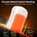 OLV Rechargeable Hand Warmers 2 Pack 6000mAh Magnetic Beige Portable