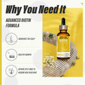 BEST BY 03/12/2027 HOPEMATE Biotin Hair Growth Serum 3.21oz Natural Ingredients