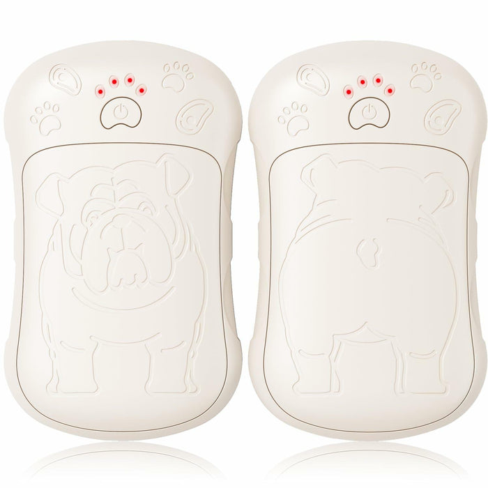 OLV Rechargeable Hand Warmers 2 Pack 6000mAh Magnetic Beige Portable