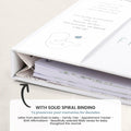 Kiki and Laly Pregnancy Must Haves Journal & Baby Milestone Cards White Set