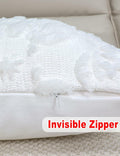 multiwins Christmas Pillow Covers 18x18 Set of 2 Snowman Plush Faux Fur