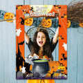 Generic Halloween Photo Booth Props 31 PCS Yellow Cartoon Paper Party